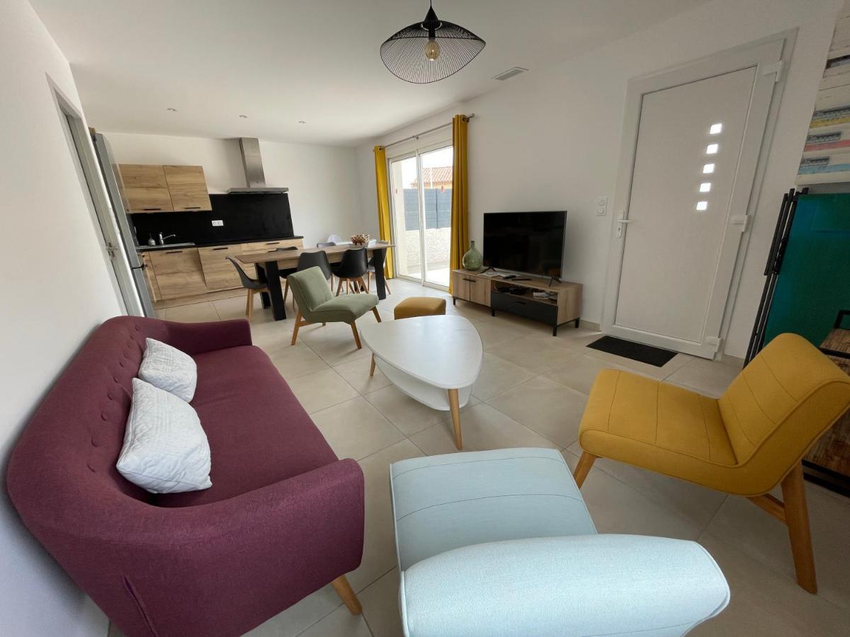 Neffies Val Des Bruyeres - Gite 15Mn Pezenas Avec Terrasse Et Cour Close - Parking Privatif Securise - Wifi Ftth Gratuit מראה חיצוני תמונה
